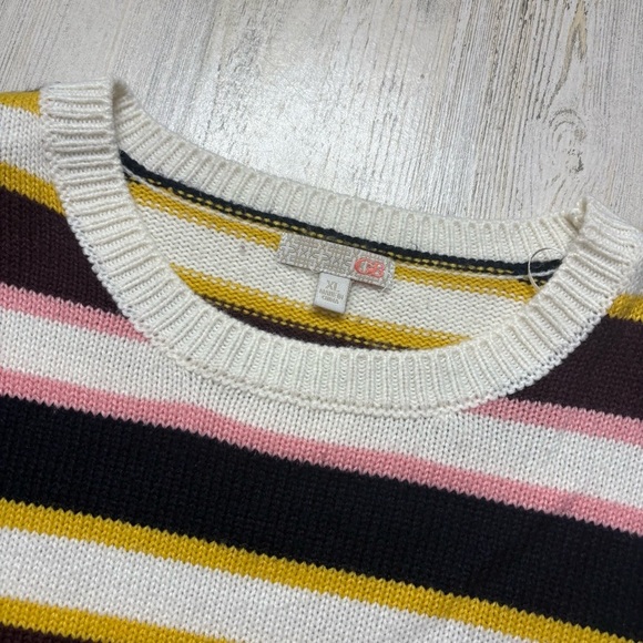 Gianni Bini Striped Crewneck Sweater Size XL - Picture 2 of 3